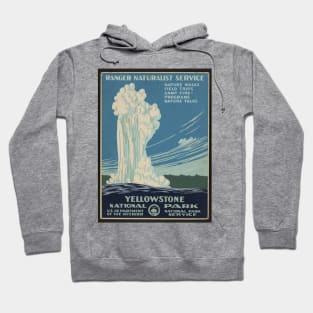 Vintage Yellowstone National Park Poster Hoodie